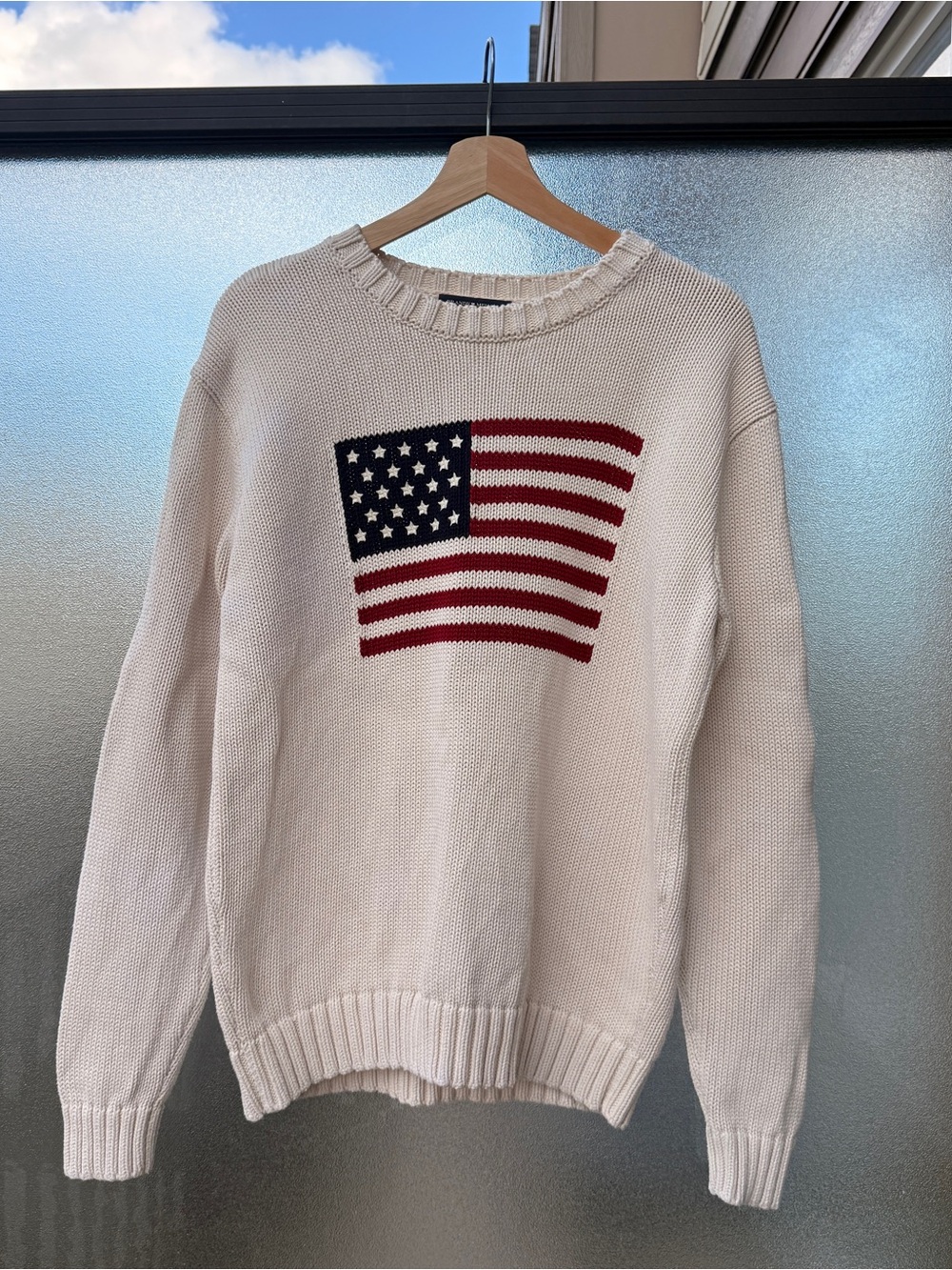 Brandy Melville American Flag Sweater